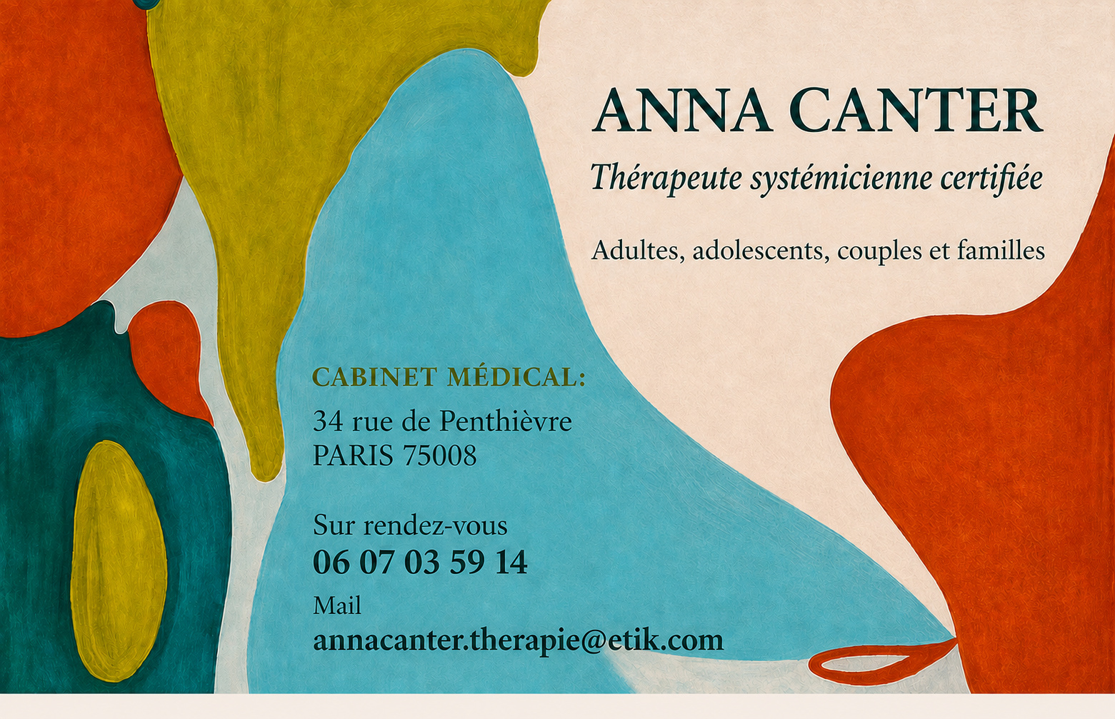 Carte de visite d’Anna Canter